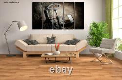 5 Pieces Grapes Wine Glass, Cask Canvas Wall Art Picture Poster Home Kitchen Deco