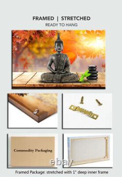 Autumn Landscape Buddha Zen Canvas Prints Art Painting Wall Art Home Decor Pictu