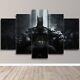 Batman throne Dark Knight film 5 Piece Canvas Wall Art Print Poster Home Decor