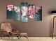 Butterflies Flower Orchid Plant Canvas Art Prints Wall Picture Home Decor 5 Piec