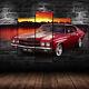 Chevelle SS Classic Car 5 Piece Canvas Picture Print Wall Art Home Decor