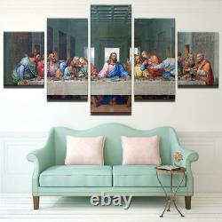 Christian Jesus God 5 PCs canvas Printed Picture Home decor Wall art Cuadros