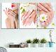 Flower Nails Beauty 3 Pieces canvas Printed Picture Home decor Wall art Cuadros