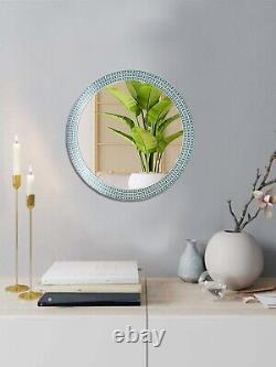Handmade Bone Inlay Mirror Frame Diamond Devina mirror Green Home Décor Art