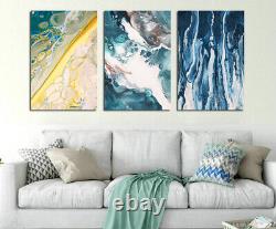 Modern Light Luxury Vintage Abstract Painting Art Wall Picture Printed On Canvas