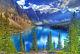 Mountain Lakes Landscape Picture Canvas Print Painting Home Deco Wall Art Modern