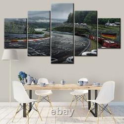 Nurburgring Rally Road Race 5 Pieces Canvas Print Picture HOME DECOR Wall Art