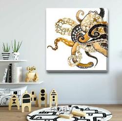 Octopus Sea Animal Stretched Canvas Print Framed Home Decor Wall Painting A82