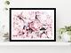 Pink Peonies Closeup View Photograph Glass Framed Wall Art, Ready to Hang