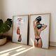 Set of 2 Boxing Fashion Gloves Art Pieces Canvas wall art home decor Gallery