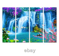 Wall Art Canvas Print Waterfall Landscape Painting Living Room Picture Home Deco