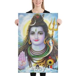 Wall Art Lord Shiva Canvas Home Office Decor Digital HQ Painting Canvas Gift