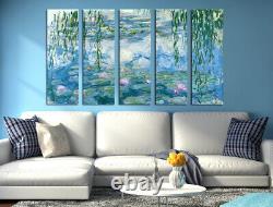 Water Lilies Pond by Claude Monet Canvas Poster Print Wall Art Picture Home Deco