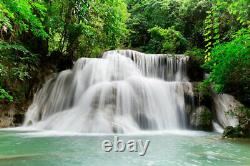 Waterfall Landscape Print Painting Canvas Wall Art Home Picture Living Room Deco