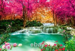 Waterfall Landscape Print Painting Canvas Wall Art Picture Living Room Home Deco