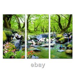 Waterfall Landscape Wall Art Picture Print Painting on Canvas Living Room Decor