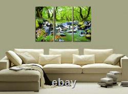Waterfall Landscape Wall Art Picture Print Painting on Canvas Living Room Decor
