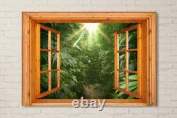 Window View Cannabis Weed Bush 18 Deco Dream Print Vacation POSTER / CANVAS