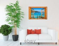 Window View Ocean Wather Palm Beach 14 Deco Dream Print Vacation POSTER / CANVAS